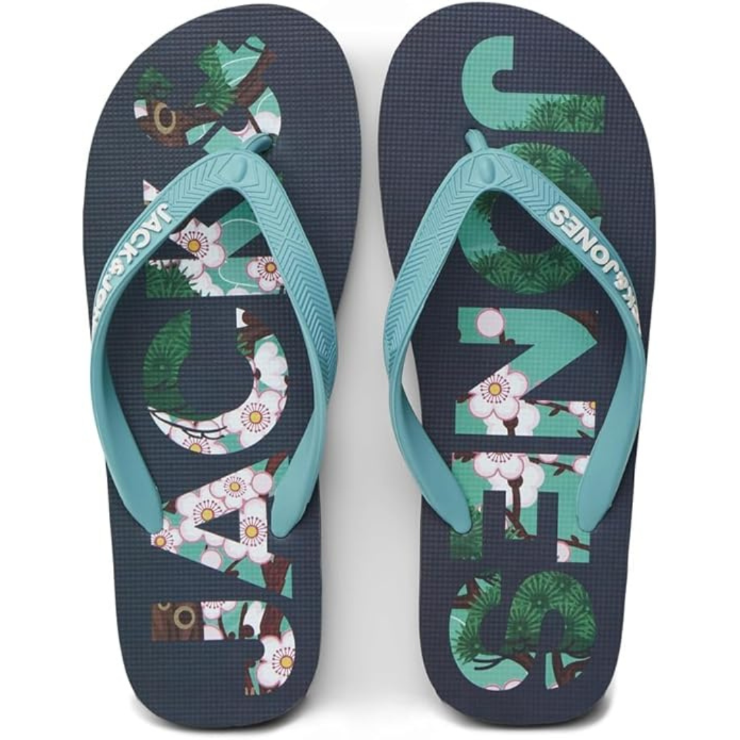 J&J Muške Japanke JFWLOGO PALM PRINT FLIP FLOP